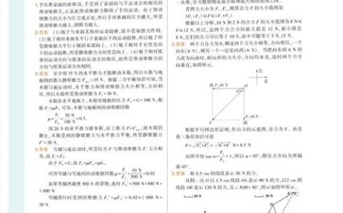 高一物理必修1答案（高一物理必修一答案解析）