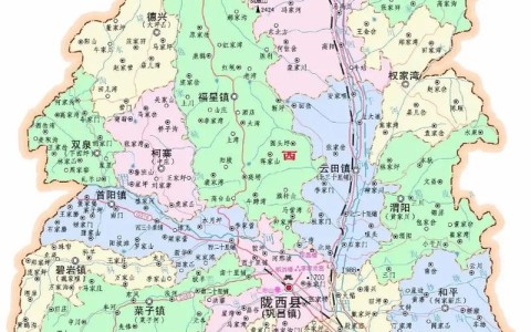 定西市地图（定西市地图全图高清）