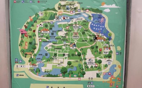 世界公园地图（世界公园的路线图）