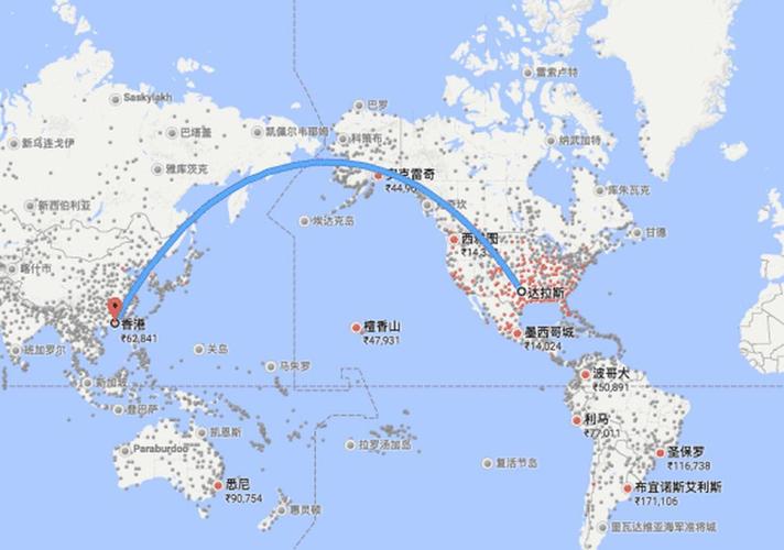 中美航线刷新纪录（中美航线里程）