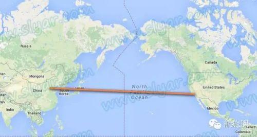 中美航线刷新纪录（中美航线里程）