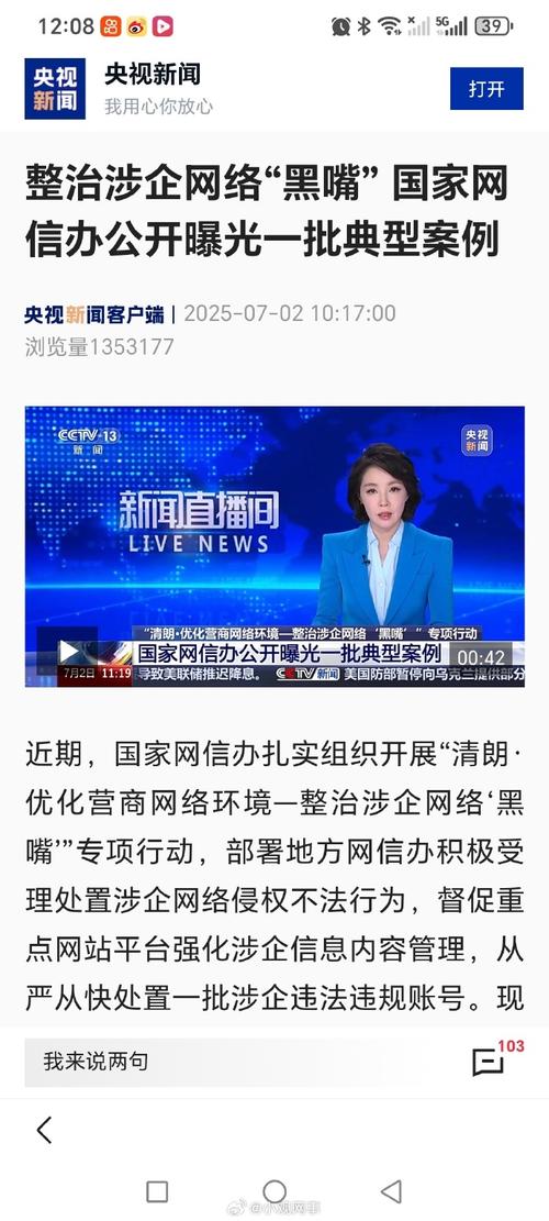 涉企网络黑嘴整治(打击网络黑嘴)