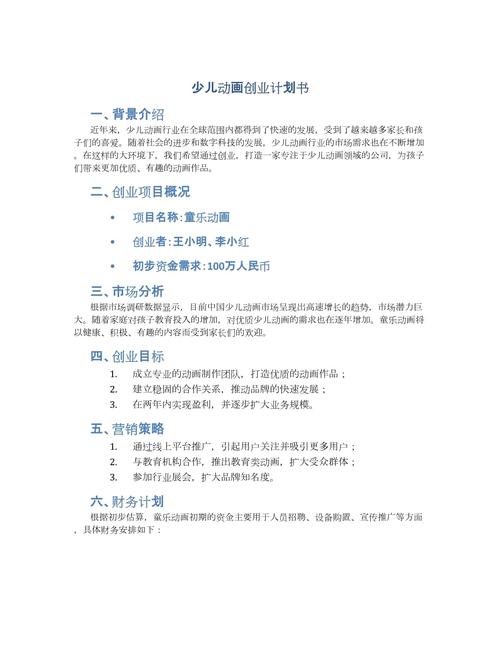 动漫产业创新(关于动漫的创新创业计划书)