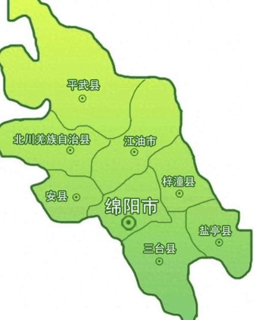 绵阳市区地图(绵阳市区地图实景地图)