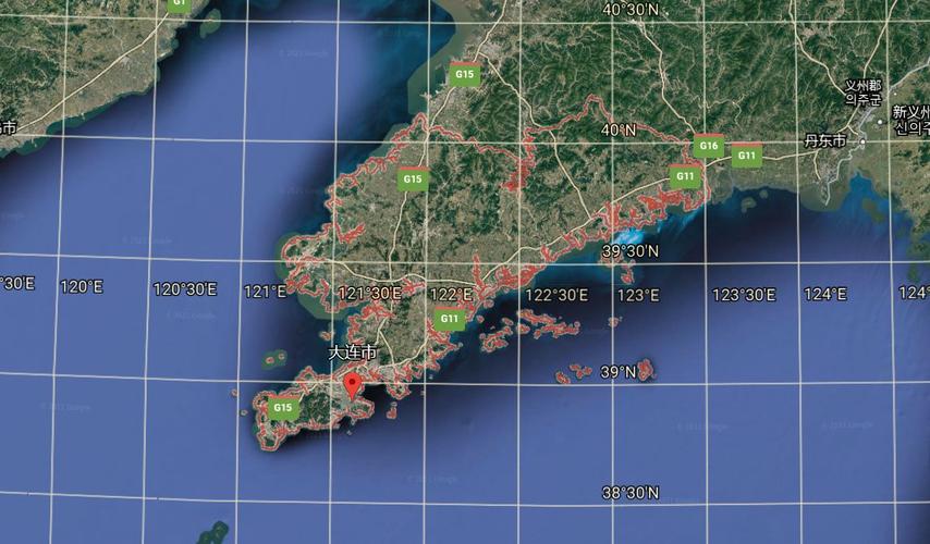 大连三维电子地图（大连地形图3d）