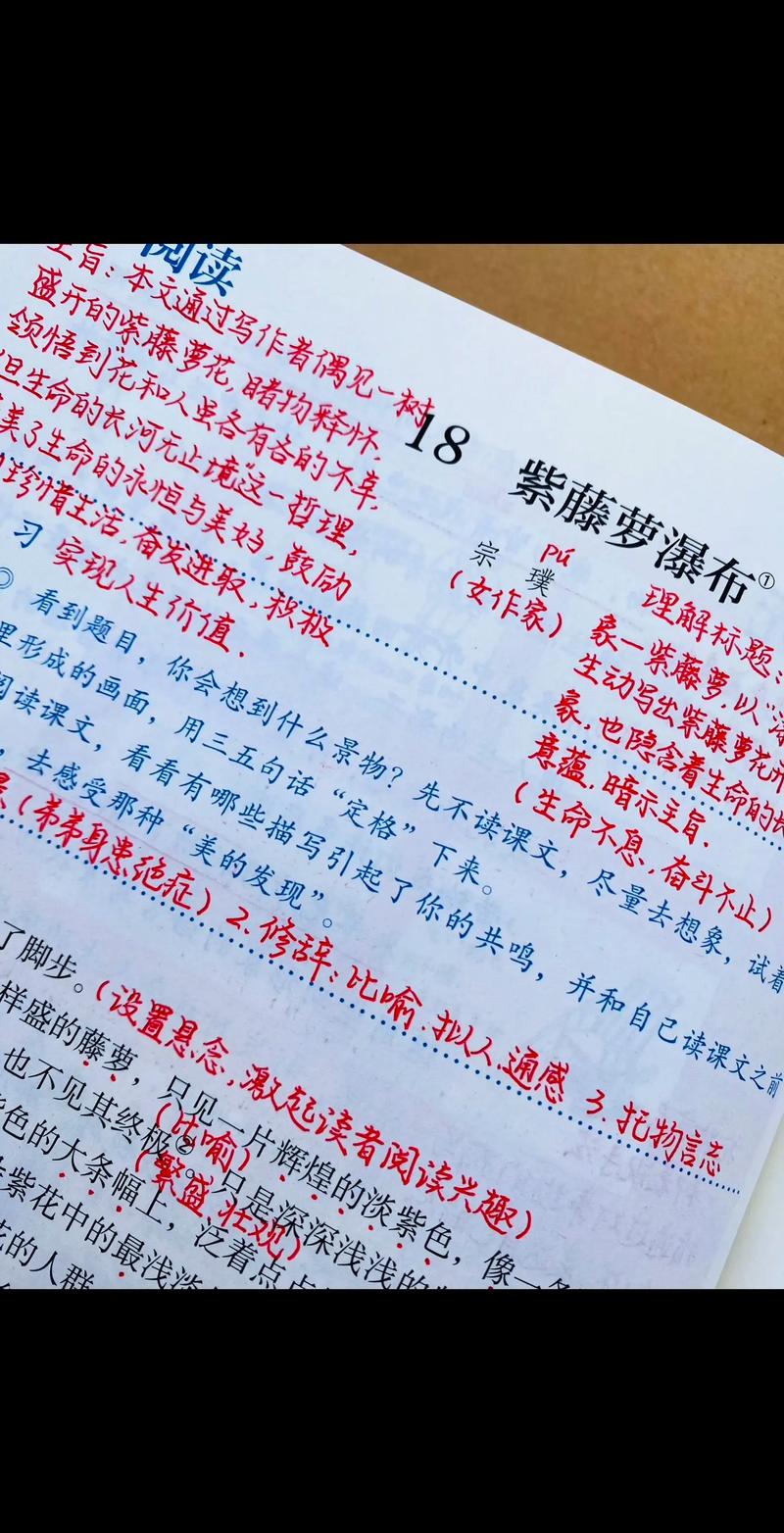 紫藤萝瀑布答案（紫藤萝瀑布的答案）