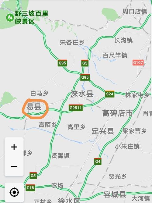 保定易县地图（保定市易县地图）
