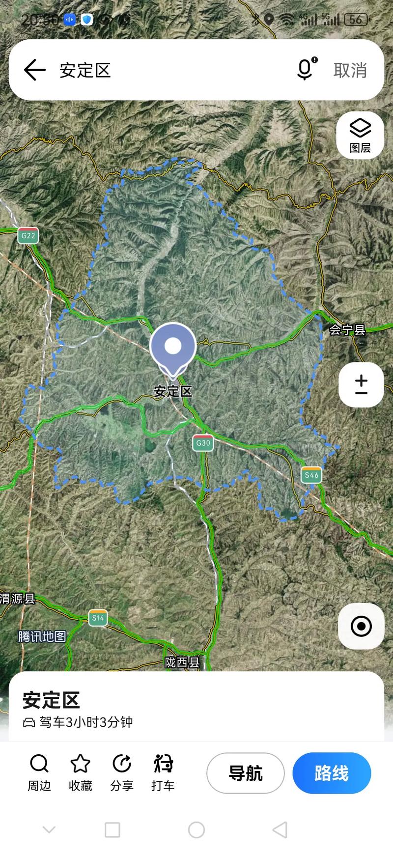 定西市地图（定西市地图全图高清）