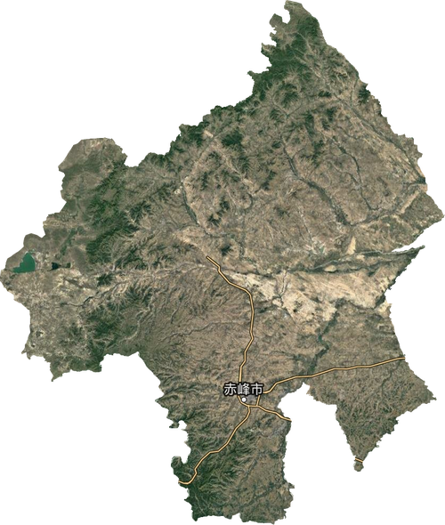 赤峰市卫星地图(赤峰市导航)