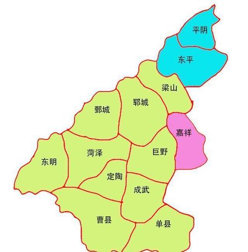 鄄城地图（山东鄄城地图）